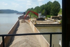 C&B unloading sand